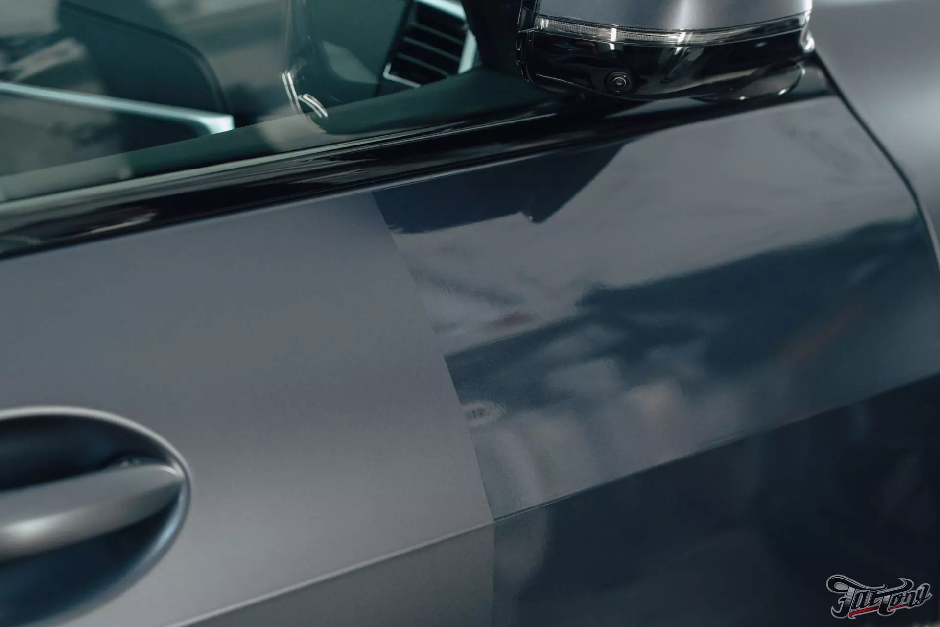 BMW X5. Оклейка в матовый полиуретан. Покрытие керамикой